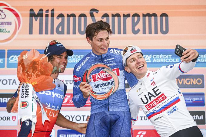 Jasper Philipsen Tadej Pogačar Milano-Sanremo | Foto: Guliverimage