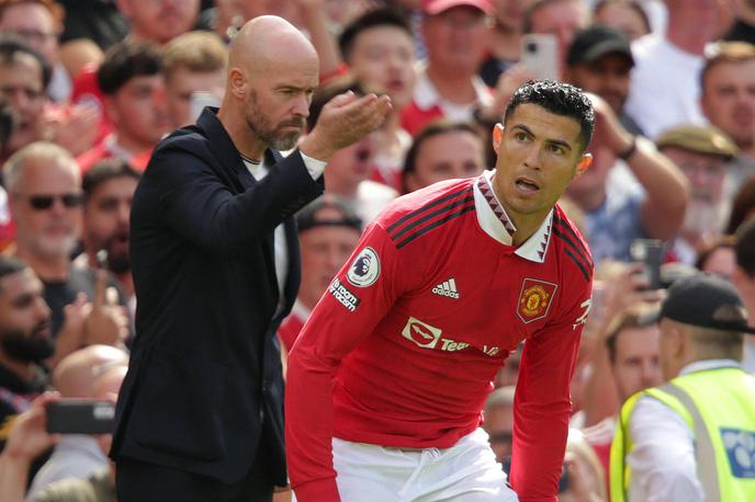 Manchester United Ten Hag Ronaldo | Je Cristiano Ronaldo z eksplozivnim intervjujem požgal vse mostove z Manchester Unitedom?  | Foto Guliver Image