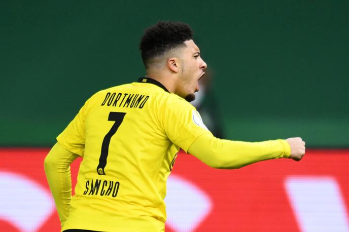 Jadon Sancho | Jadon Sancho se bo po pisanju nemškega časnika Bild za 95 milijonov evrov iz Borussie Dortmund preselil na Otok k Manchester Unitedu. | Foto Reuters