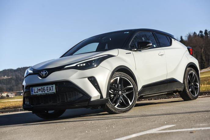 Toyota C-HR GR sport | Toyota sodi med redke avtomobilske znamke v Sloveniji, ki je uspela prodajo avtomobilov v prvem četrtletju - primerjano s predkoronskim letom 2019 - celo povečati. | Foto Gašper Pirman