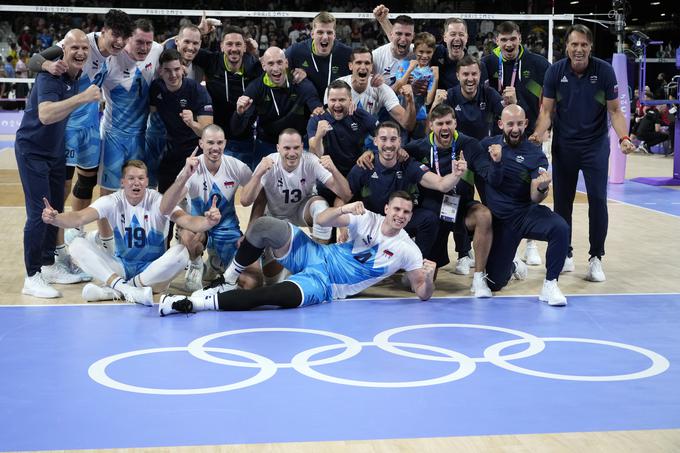 Slovenski odbojkarji so letos prvič igrali na olimpijskih igrah in osvojili peto mesto. | Foto: Guliverimage