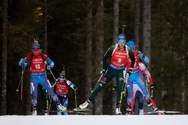 Biatlon Pokljuka zasledovalna tekma ženska