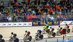 10. mesto Nejca Peterlina najboljši slovenski dosežek z EP na velodromu