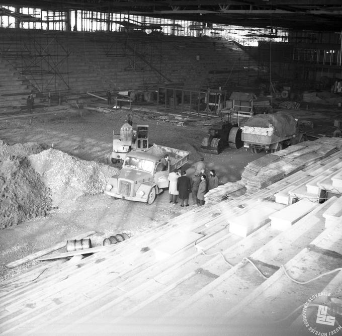 Hala Tivoli, februar 1965. | Foto: Marjan Ciglič, hrani Muzej novejše zgodovine Slovenije