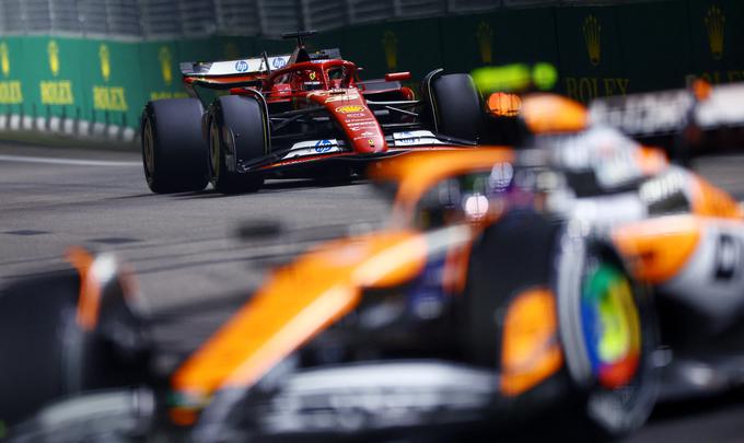 Charles Leclerc je dobil prvi prosti trening v Singapurju. | Foto: Reuters