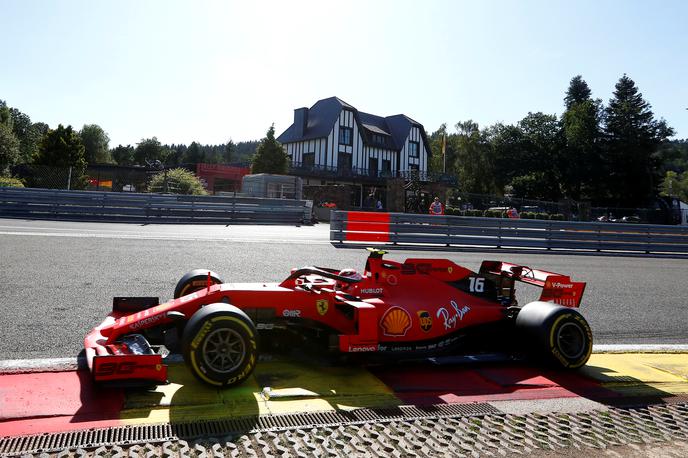 Charles Leclerc | Charles Leclerc je bil najhitrejši na drugem treningu VN Belgije. | Foto Reuters