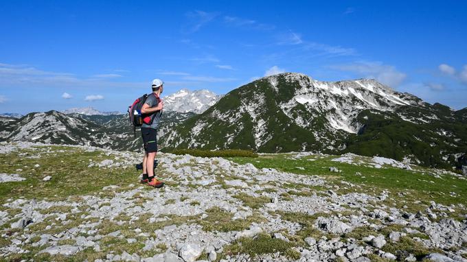 Pogled z Dleskovca proti Velikemu vrhu in Veliki Zelenici | Foto: Matej Podgoršek