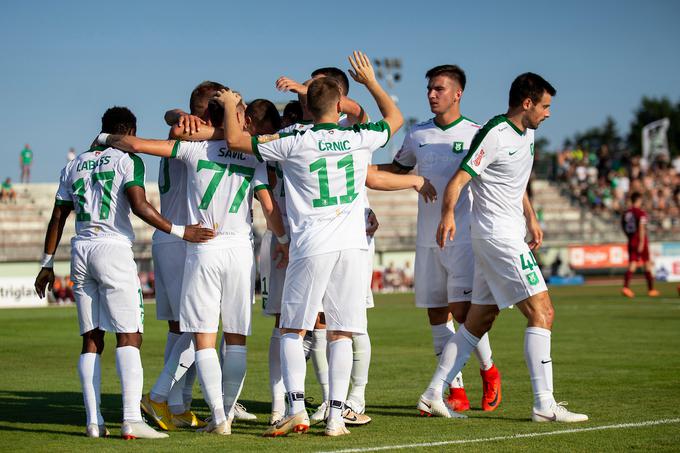 Olimpija je v Kranju dočakala prvo zmago v tej sezoni v 1. SNL. | Foto: Urban Urbanc/Sportida