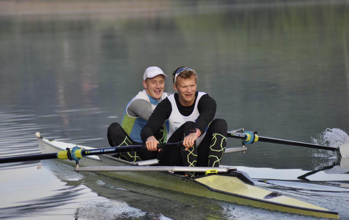 Jaka Čas in Nik Krebs | Na svetovnem prvenstvu bodo sodelovali štirje slovenski čolni. | Foto Dušan Jurše