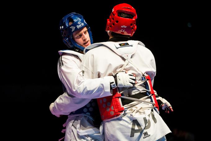 Ivana Trajkovića je v polfinalu ustavil Italijan. | Foto: Vid Ponikvar