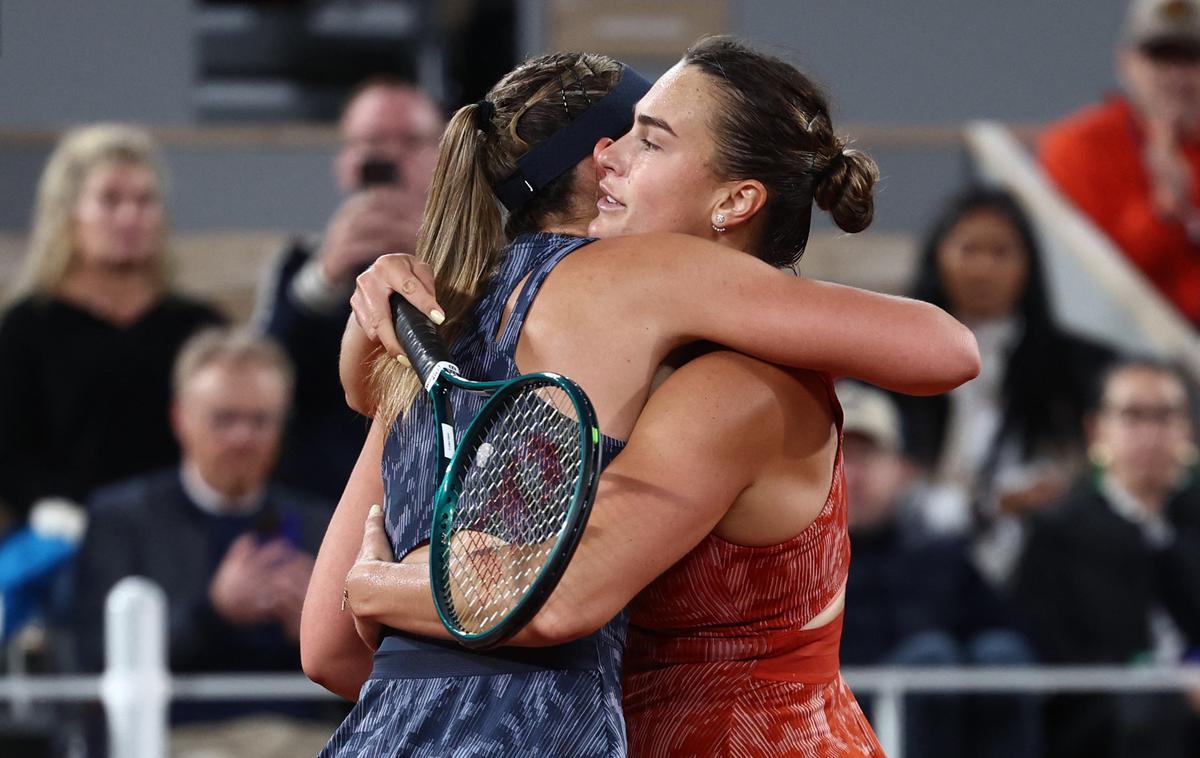 Sabalenka Badosa | Arina Sabalenka je dobri prijateljici Pauli Badosi oddala šest iger. | Foto Reuters