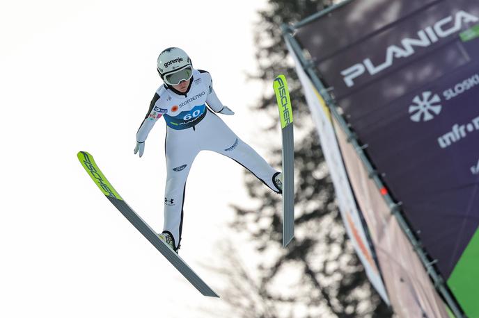 Ema Klinec Planica 2023 | Ema Klinec je bila na torkovih treningih dvakrat tretja in enkrat osma. | Foto Guliver Image