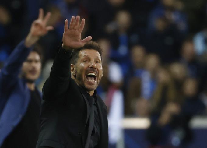 Diego Simeone je kljub porazu pohvalil delo svojih varovancev. | Foto: Reuters