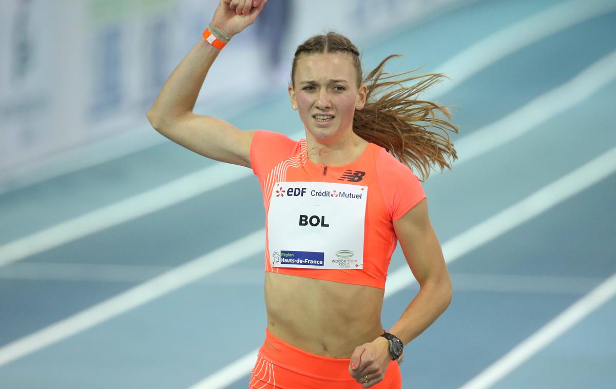 Femke Bol | Femke Bol je postavila dvoranski svetovni rekord v atletiki na 400 m. | Foto Guliverimage