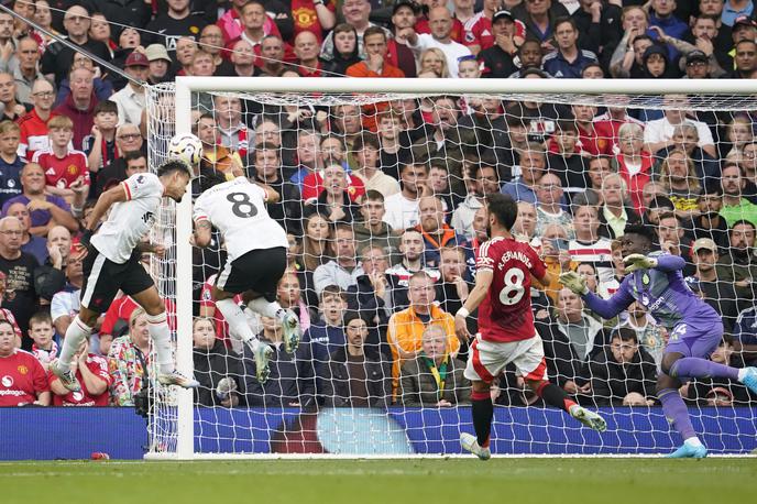 Manchester United : Liverpool | Luis Diaz je v 35. minuti Liverpool popeljal v vodstvo. | Foto Guliverimage