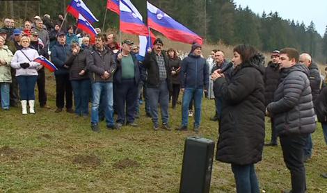 Protest ali politični dogodek? #video