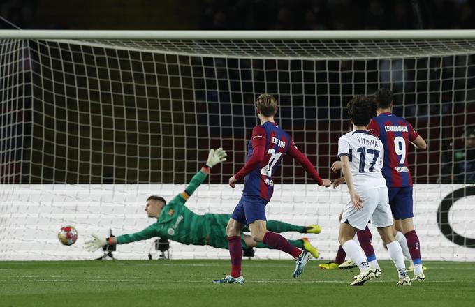 Vitinha je PSG popeljal v vodstvo z 2:1. | Foto: Reuters