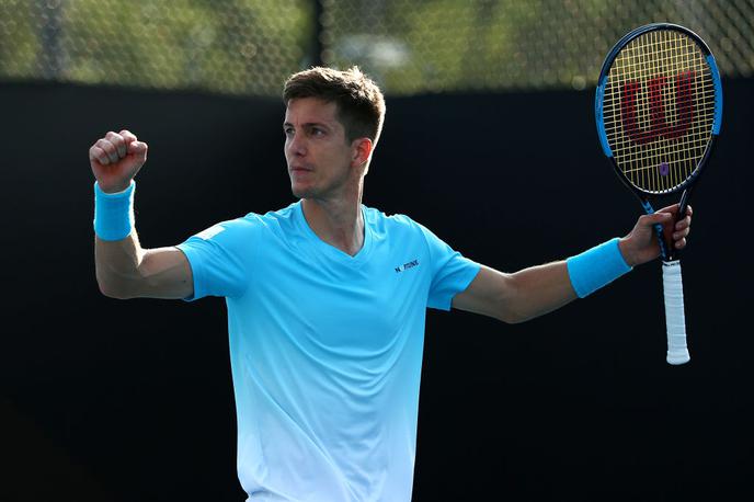 Aljaž Bedene | Aljaž Bedene je odpravil prvega kvalifikacijskega tekmeca. | Foto Gulliver/Getty Images