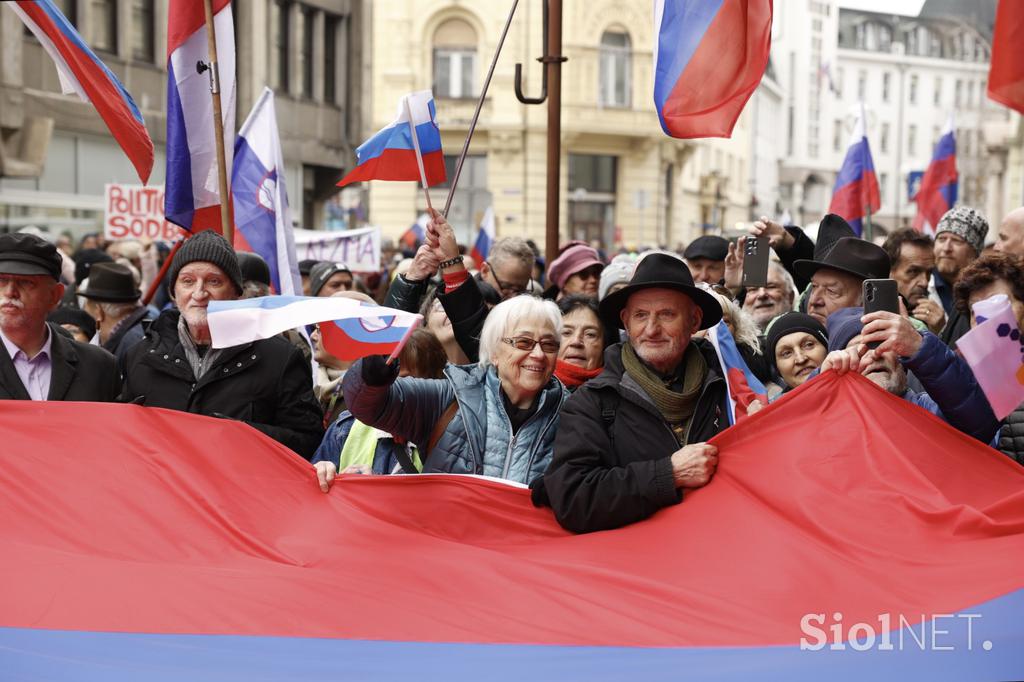 Janez Janša protest