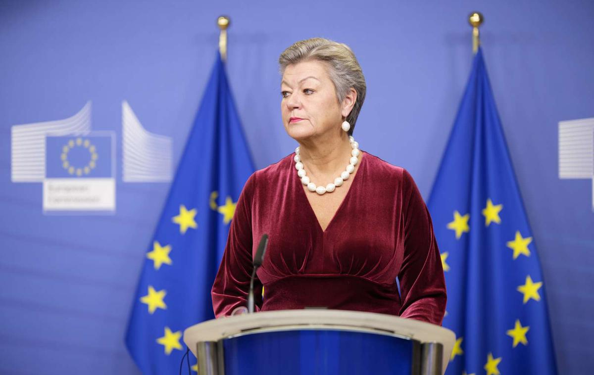 Ylva Johansson | Evropska komisarka za notranje zadeve Ylva Johansson je članice konec aprila na ministrski konferenci v belgijskem Gentu, namenjeni implementaciji pakta, pozvala, naj do jeseni v Bruselj pošljejo osnutke načrtov. | Foto STA