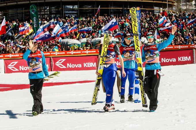 Avstrijci so se veselili tretjega mesta. | Foto: Vid Ponikvar