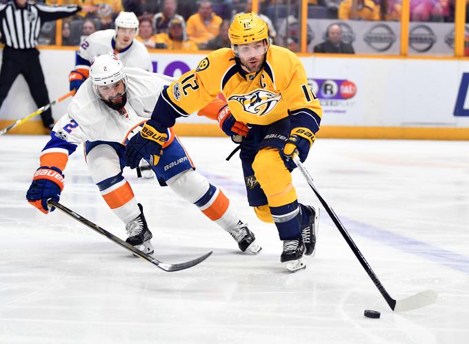 Kapetan Mike Fisher je edini član Nashvilla, ki je že igral v finalu lige NHL. | Foto: Reuters