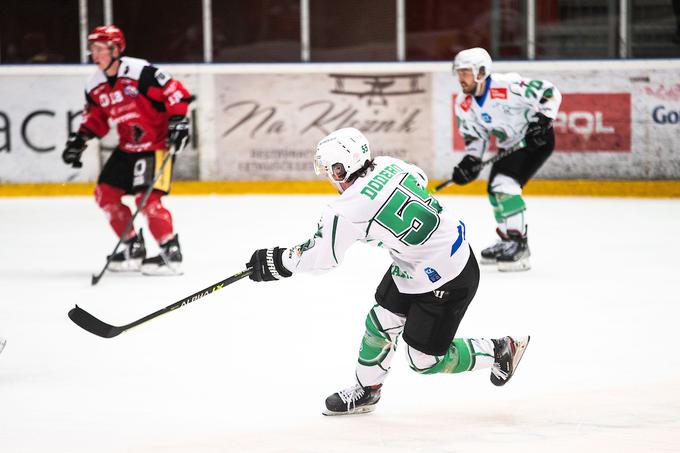 Chris Dodero je v 26. minuti zadel za drugo vodstvo Olimpije. | Foto: Peter Podobnik/Sportida