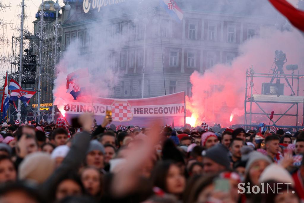 Hrvaška navijači Sprejem