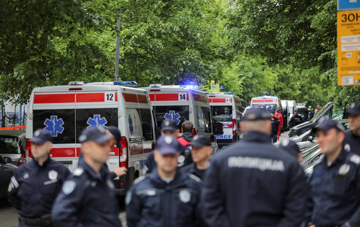 Srbija | Sojenje mladeniču, ki je bil v času napada star 20 let, poteka na sodišču v Beogradu in se bo predvidoma končalo danes. | Foto Reuters