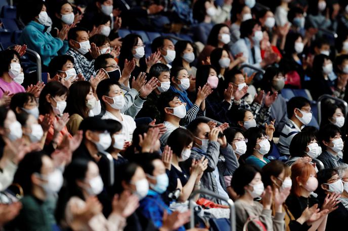 gimnastika Tokio priprave na OI | Med tistimi, ki so pretežno proti izvedbi OI, so ta čas prebivalci Japonske, kažejo zadnje javnomnenjske raziskave. | Foto Reuters