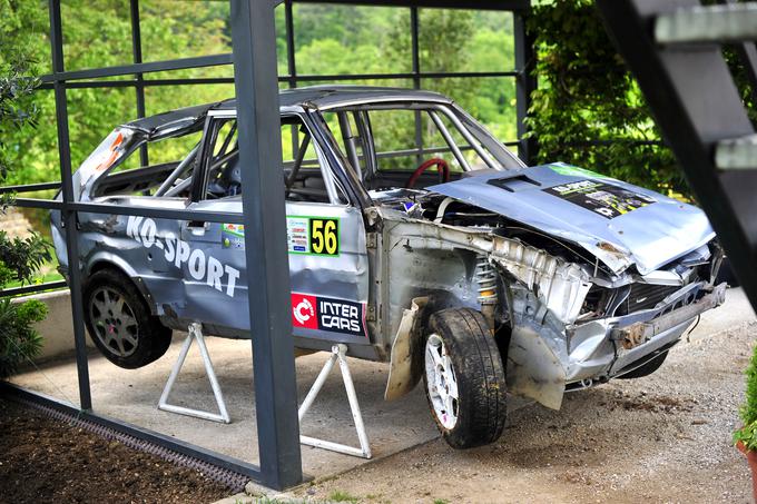 Zastava yugo razbit nesreča reli | Foto: Gregor Pavšič