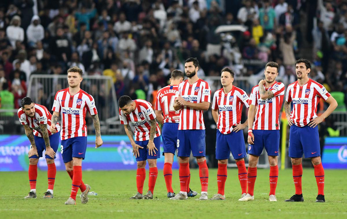 Atletico Madrid | Atletico Madrid se je poslovil od pokalnega tekmovanja. | Foto Reuters