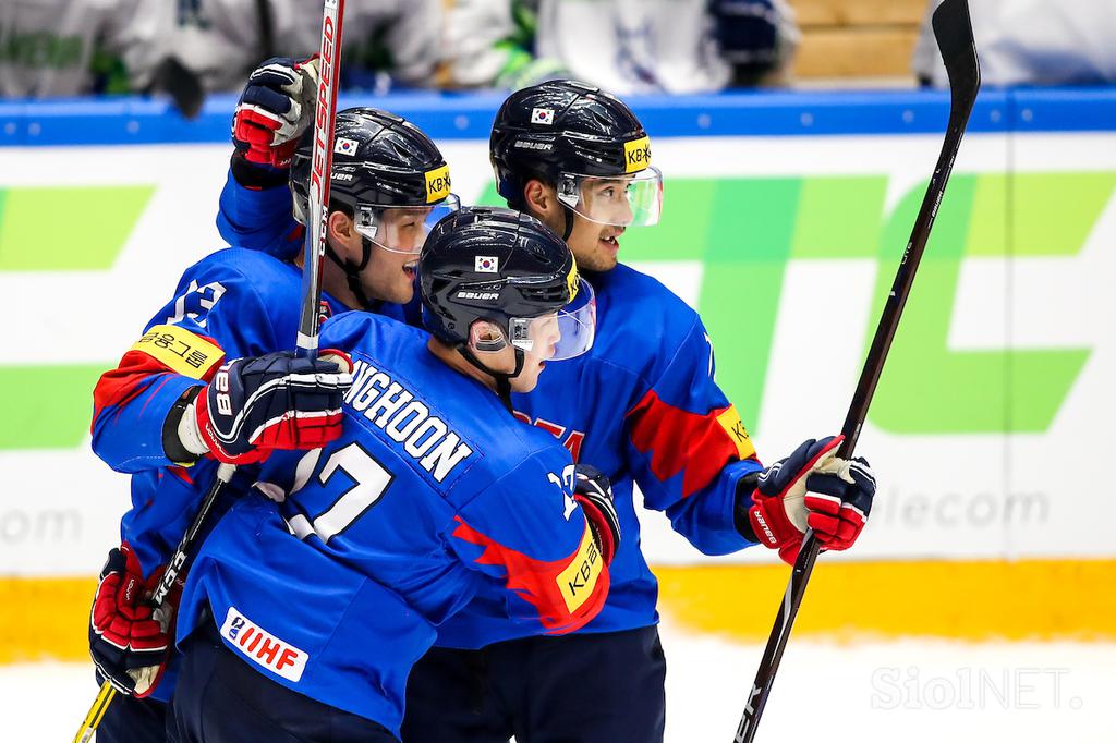 Slovenija Južna Koreja svetovno prvenstvo v hokeju 2019