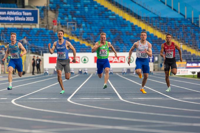 "Pričakoval sem malo boljši čas, tek ni bil tak, kot sem si zamisli," je povedal Anej Čurin Prapotnik. | Foto: Peter Kastelic/AZS