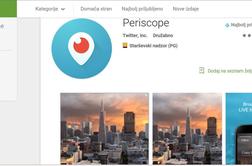 Periscope ima že več kot deset milijonov uporabnikov