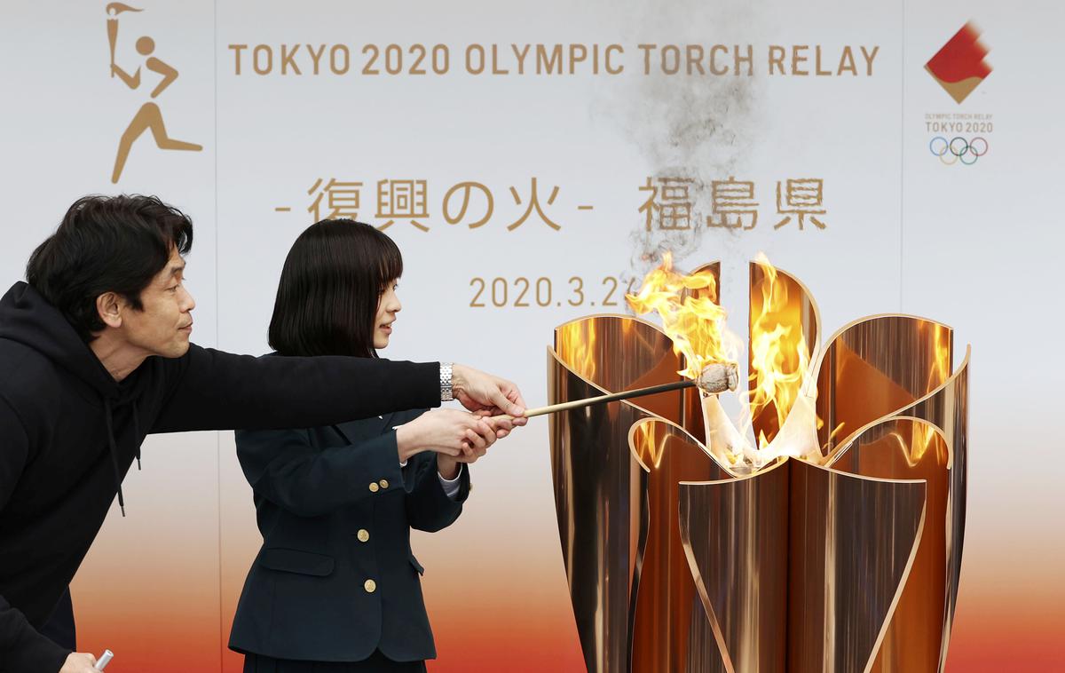 Olimpijski ogenj Japonska | Olimpijskega ognja si ni več moč ogledati na Japonskem. | Foto Reuters