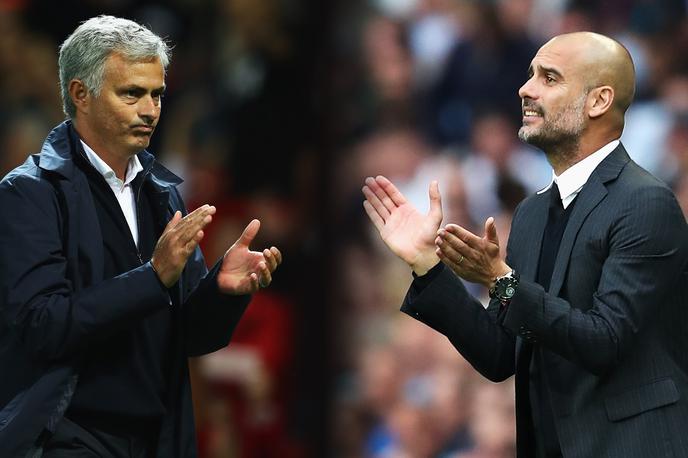 Jose Mourinho, Pep Guardiola | Foto Guliver/Getty Images