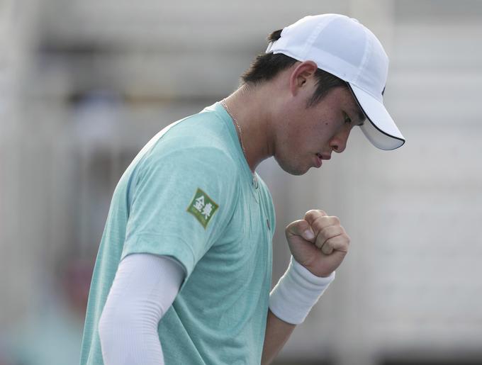 Yibing Wu je bil do zdaj najvišje uvrščen na 54. mesto svetovne lestvice ATP. | Foto: Guliverimage