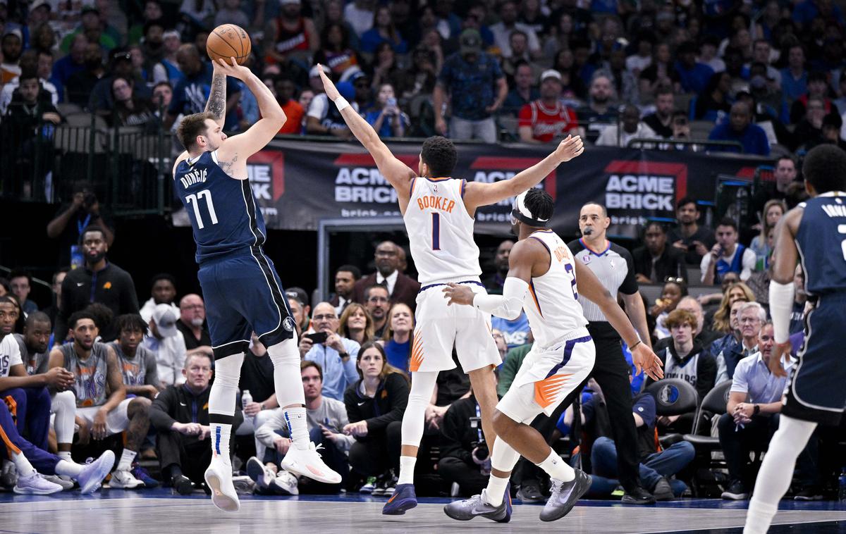 Luka Dončić Dallas Mavericks | V dvoranah klubov lige NBA še nikoli ni bilo toliko navijačev kot to sezono. | Foto Reuters