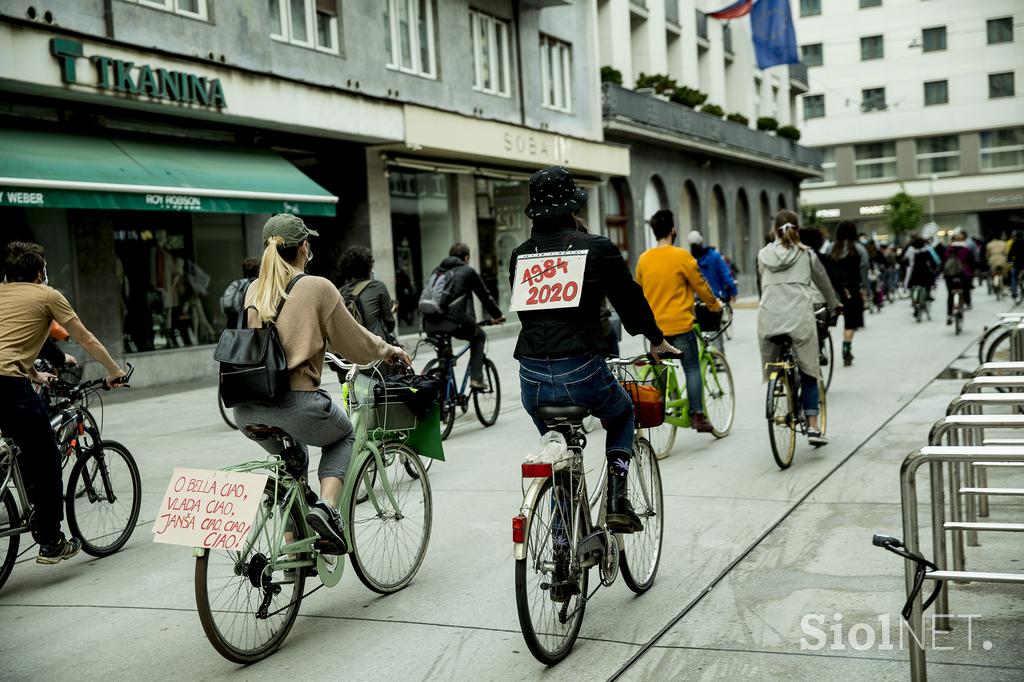 Protesti s kolesi