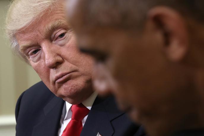 Donald Trump Barack Obama Bela hiša | Foto Getty Images