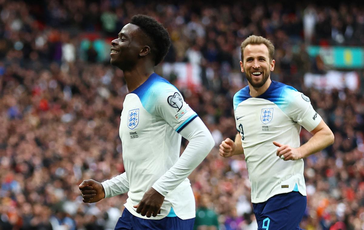 Bukayo Saka | Bukayo Saka je bil izbran za najboljšega angleškega reprezentanta v letu 2022. Harry Kane je osvojil tretje mesto. | Foto Reuters