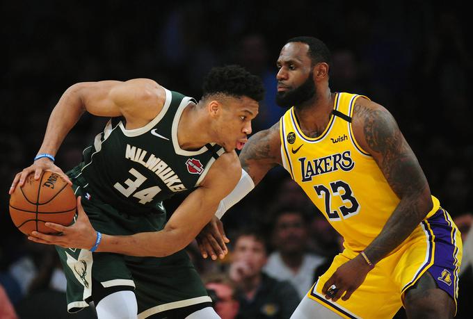 LeBron James Giannis Antetokounmpo | Foto: Reuters