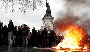 Zaradi protestov v Franciji odpovedane sobotne tekme