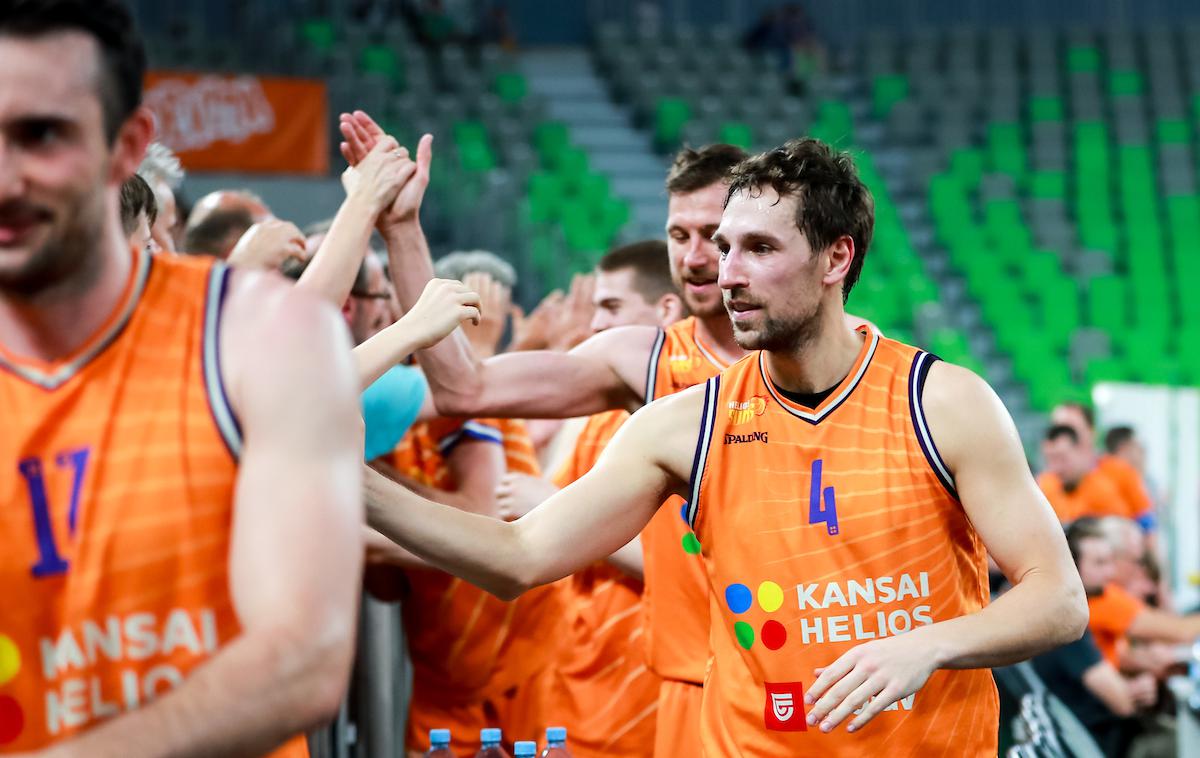 Finale DP: Cedevita Olimpija - Helios Suns Tadej Ferme | Še tretjič zapored je v polfinalni seriji med Krko in Heliosom zmaga pripadla gostom. | Foto Matic Klanšek Velej/Sportida