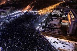 Zmaga protestnikov v Romuniji: vlada bo umaknila sporni odlok