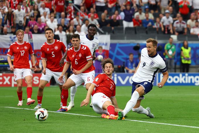 Dansko mrežo je zatresel kapetan Harry Kane. | Foto: Reuters