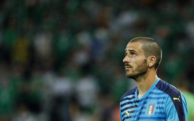 Branilec Italije Leonardo Bonucci je pred kratkim preživljal pravo družinsko dramo. | Foto: Reuters