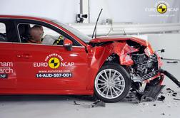 EuroNCAP v znamenju elektrike: v zidu električni soul in hibridni audi (video)