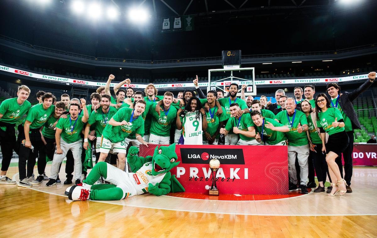 Cedevita Olimpija | Cedevita Olimpija je v finalu dobila vsa tri srečanja. | Foto Grega Valančič/Sportida